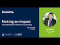 Senior Manager at Deloitte Discusses his Transition from Industry to Consulting