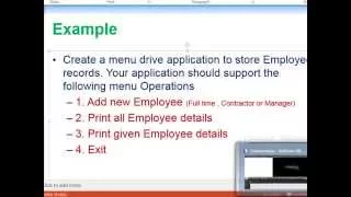 Java Object Oriented Programming Employee Example part 2