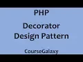 Decorator Design Pattern In PHP