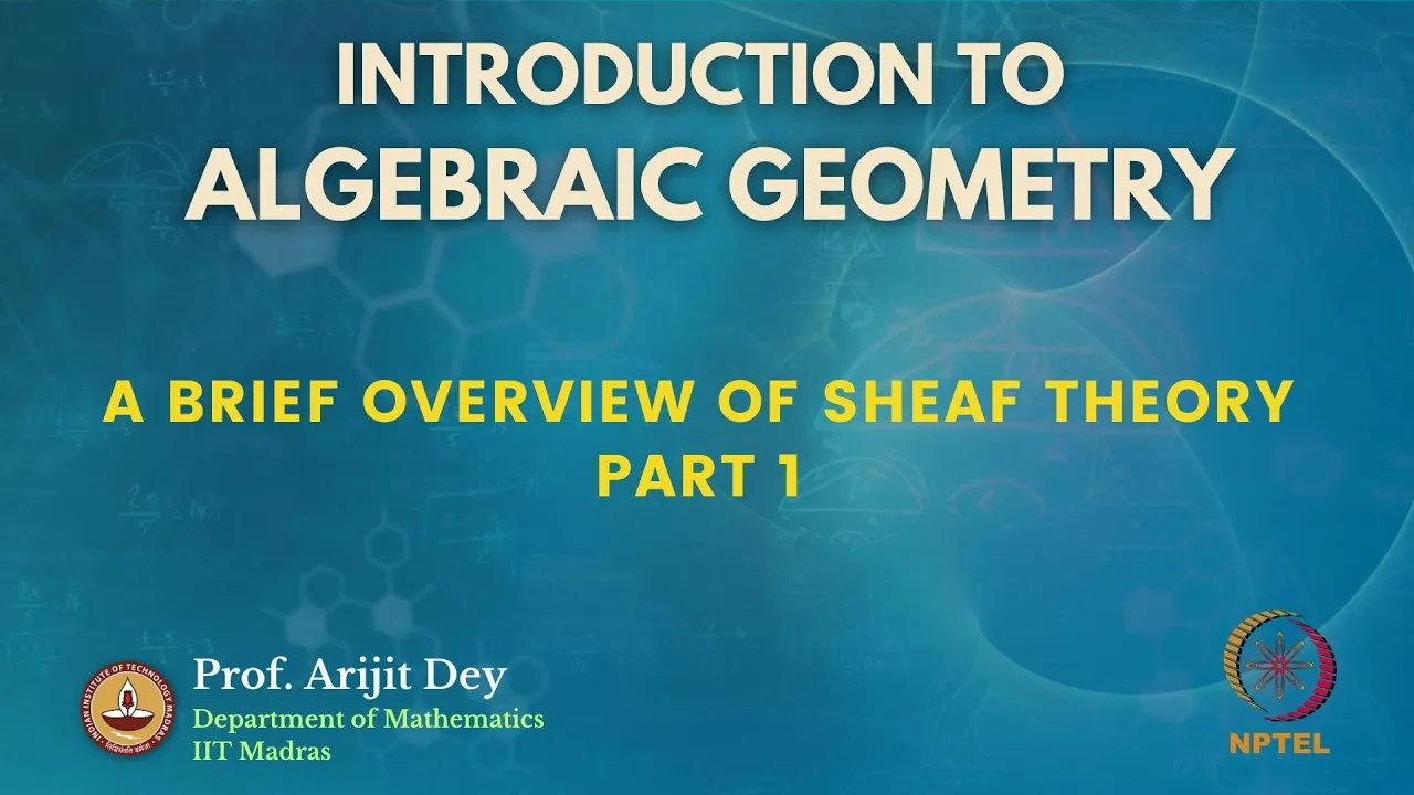 A Brief Overview of Sheaf Theory - Part 1