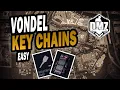 DMZ Two Key Chains in Vondel - Crazy Loot GPUs Gold Bars Skeleton Keys Secure Bag and more