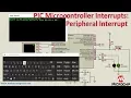 16 - Interrupts part 2 Peripheral Interrupt MPLAB XC8 for Beginners Tutorial