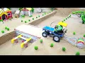 DIY a Mini Brick & Metal Railing Bridge Bridge with 2 Water Valves for Heavy Trucks After the Storm