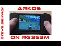 ArkOS on Anbernic RG353M Batocera beater