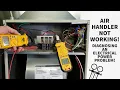 Air Handler Not Working Diagnosing an Electrical Power Problem