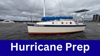 S2E102 Preparing Wave Rover for a Hurricane || Tour of Halifax