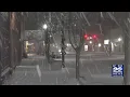 DPW clearing roads in Greenfield after winter storm