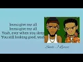 BRANDZ \u0026 ZION  - REAL LOVE (LYRICS)