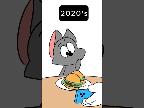 THEN vs NOW Year to Eat Food #funny