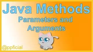 Java Method Parameters and Arguments - Java Programming Course on Methods