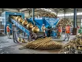 Lagu Amazing Recycling Process of Old Brass Pots into High-Grade Shiny Brass Rods