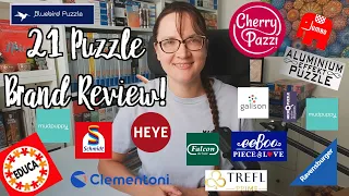 Reviewing 21 Puzzle Brands I tried in 2024