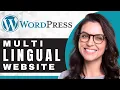 How to Create a Multilingual Website in WordPress WordPress Tutorial 2025