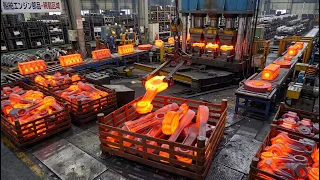 船舶エンジン部品ができるまで。8トンハンマーで鍛え上げる日本の鍛造工場