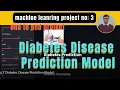 Creating a Diabetes Prediction Model with Machine Learning Machine Learning Projects ChatGPT