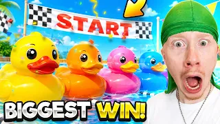 RETURNING TO DUCK RACING TO MAKE MILLIONS…. (LIVE GAME)