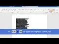 Copy PDF Text to MS Word Line Breaks