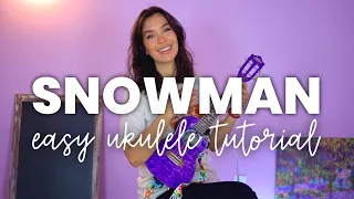 Download Snowman by Sia | Ukulele Tutorial Taught by a Music Teacher MP3