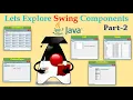 Exploring Java Swing Part-2 Java Object Oriented Concepts Session-24