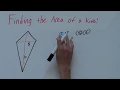 How to find the Area of a Kite