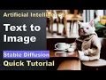 Text to Image AI Generator Tutorial with Sable Diffusion on Google Colab