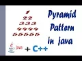 Pyramid Pattern in Java