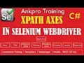 Selenium with C 11 - Selenium XPath Axis Parent Child Following Preceding Ancestor Descendant