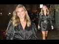 Love Island s Arabella Chi heads out for dinner after returning from her Dubai trip