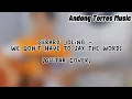 Gerard Joling - We Don't Have To Say The Words (Guitar Cover)