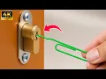 Download Lagu Noodopening van deuren zonder sleutel 😱 Hoe je een slot openbreekt met een paperclip Download Lagu Noodopening van deuren zonder sleutel 😱 Hoe je een slot openbreekt met een paperclip