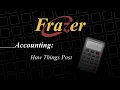 Frazer Tutorial - Accounting