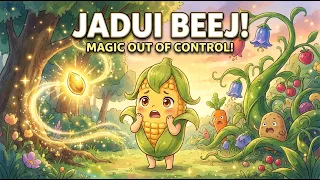 🌽 Makka Aur Jadui Beej ✨ | The Magic Got Out of Control! 😱 | Kids Cartoon Story