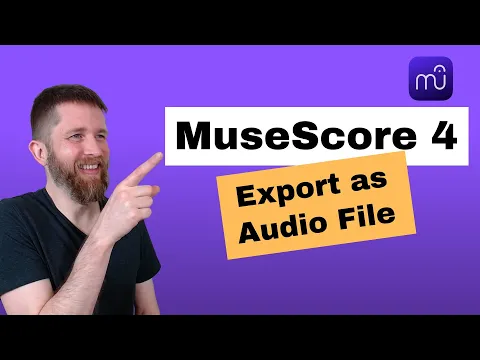 Download MP3 MuseScore 4 How to Export Sheet Music to Audio File, Convert to MP3, Export Audio