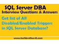 Get list of All Triggers in SQL Server Database - SQL Server Tutorial