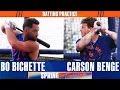 Bo Bichette and Carson Benge take batting practice in PSL Mets Spring Training