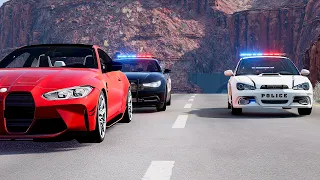 Police Car Chases and Crashes #9 - BeamNG.Drive