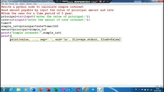 Python Program to Find Simple Interest Simple Interest Formula in Python Beginner Tutorial