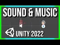 How to Add Sound Music and 3D for 2D Unity 2022 Games