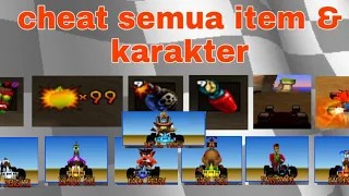 Crash Team Racing cheat semua karakter dan equip