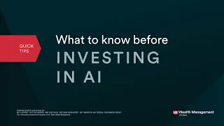 What to know before investing in AI