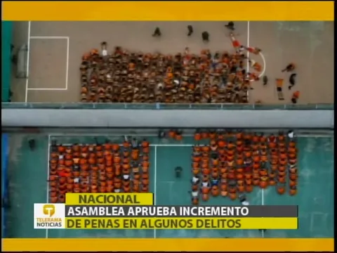 Asamblea aprueba incremento de penas en algunos delitos