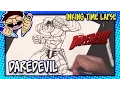 Time Lapse Inking DAREDEVIL Netflix Series Drawing Guide