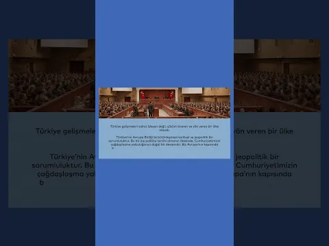 "İşte benim Türkiye hayalim bu."