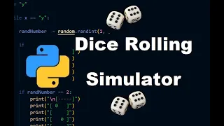 Dice Rolling Simulator Project in Python Python Tutorial