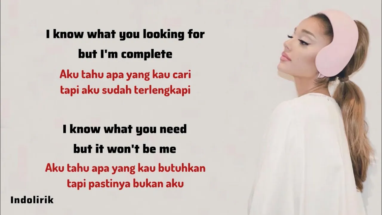 Ariana Grande - bloodline | Lirik Terjemahan Ariana Grande - bloodline | Lirik Terjemahan