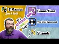 NYT Connections Mini Crossword and Strands June 5 2025