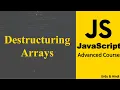 JavaScript Destructuring Arrays Advance JavaScript Tutorial in Hindi Urdu