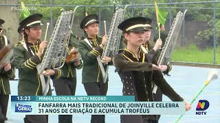 Fanfarrra tradicional do CAIC celebra 31 anos e inspira gerações em Joinville