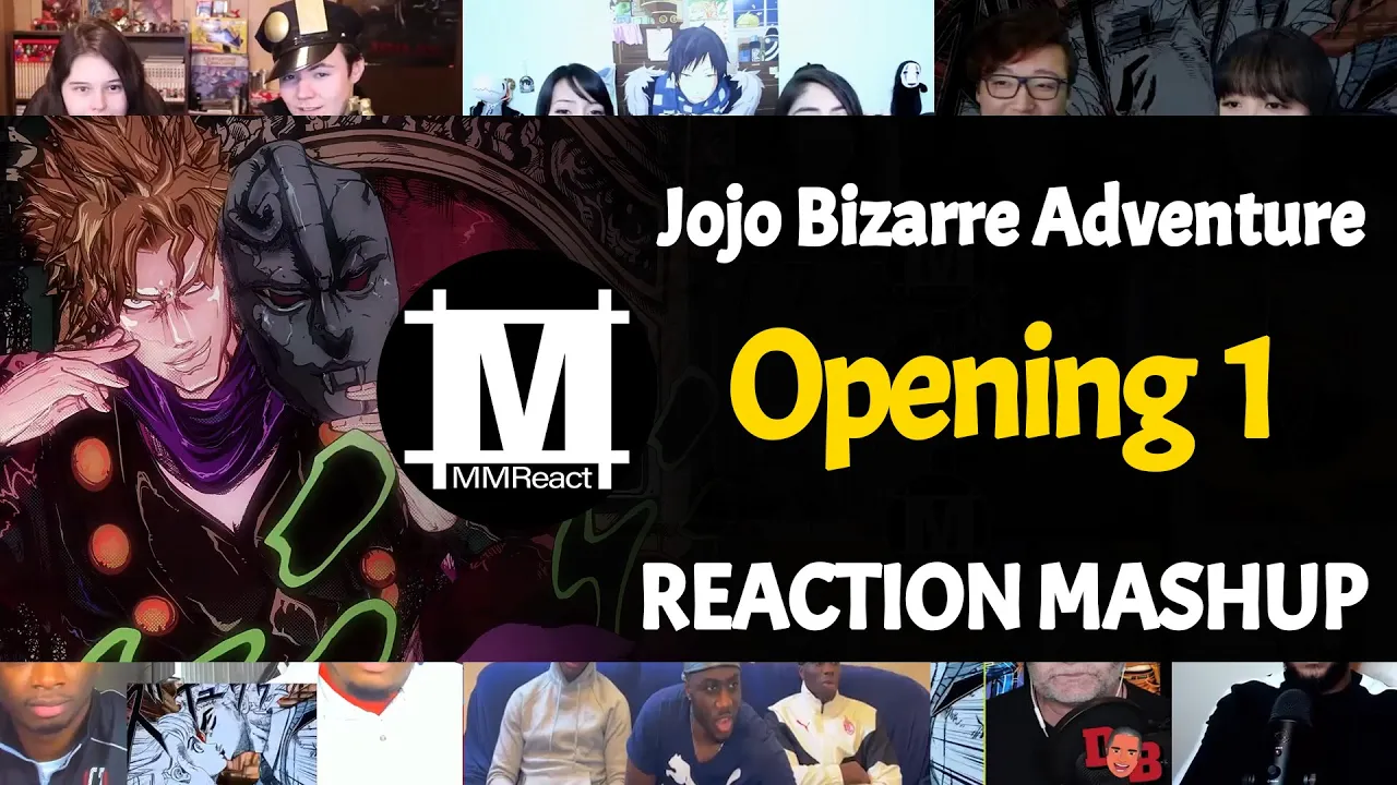 JoJo's Bizarre Adventure Opening 1 | Reaction Mashup