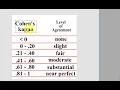 Kappa inter rater reliability in SPSS